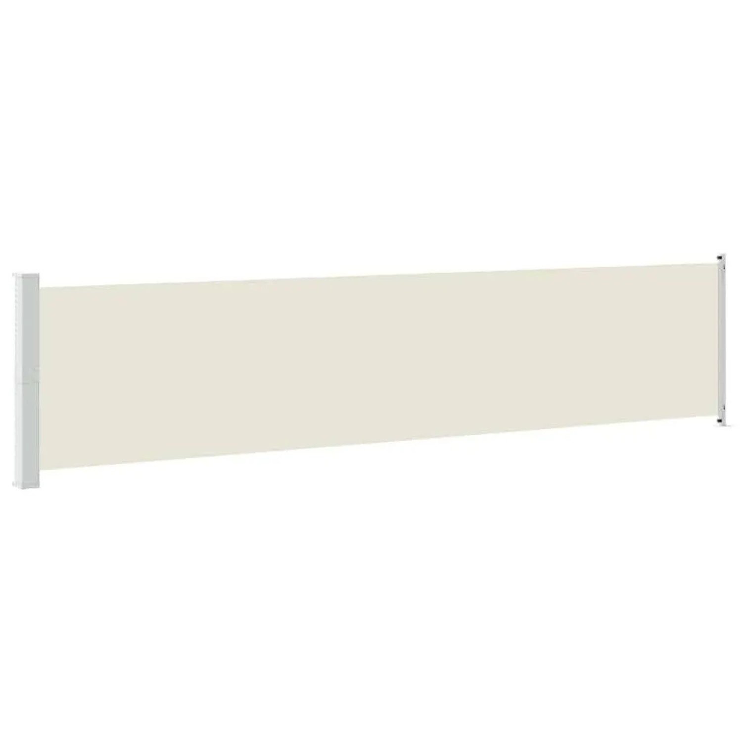 vidaXL Ausziehbare Seitenmarkise 140x600 cm Creme 313370