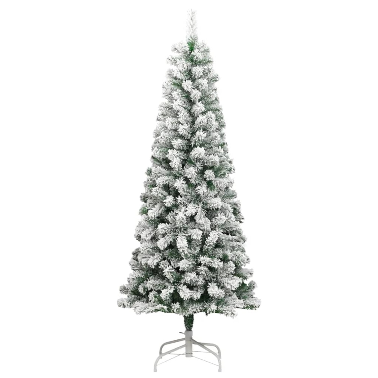 vidaXL Künstlicher Weihnachtsbaum Klappbar Beschneit 180 cm Modell 4