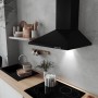 Respekta Dunstabzugshaube Karena CH22055SA, schwarz, Wandhaube