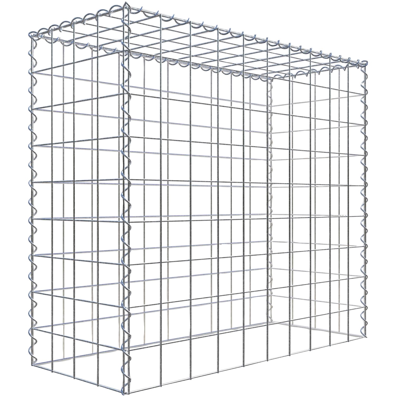Gabiona Gabione-Anbaukorb Typ 3 90 x 100 x 40 cm Maschenw 10 x 10 cm
