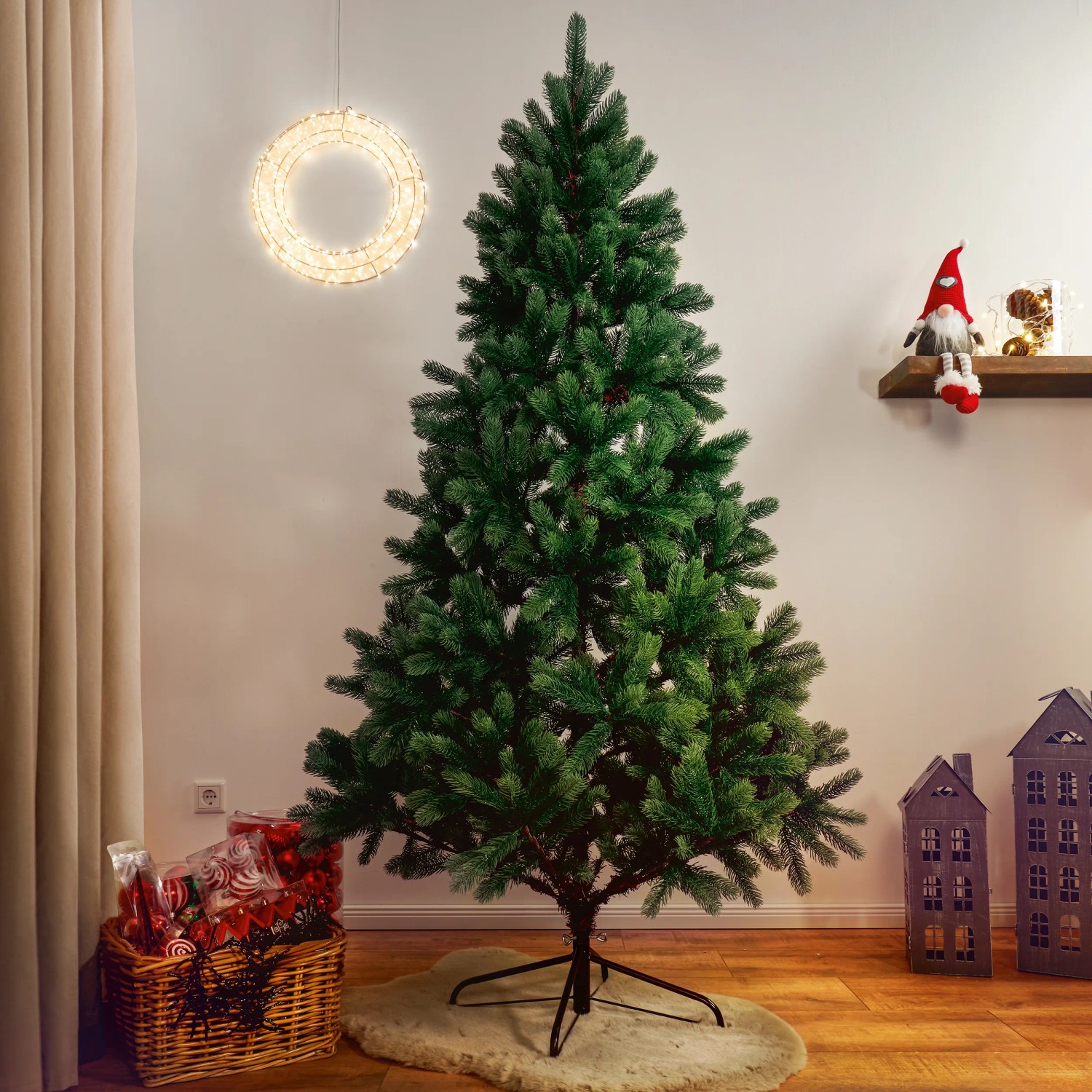 Künstlicher Weihnachtsbaum Nagano 180 cm Grün kaufen bei OBI