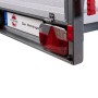 Detailansicht Rückleuchte und Kennzeichen des Stema Anhänger-Set Variolux 750.