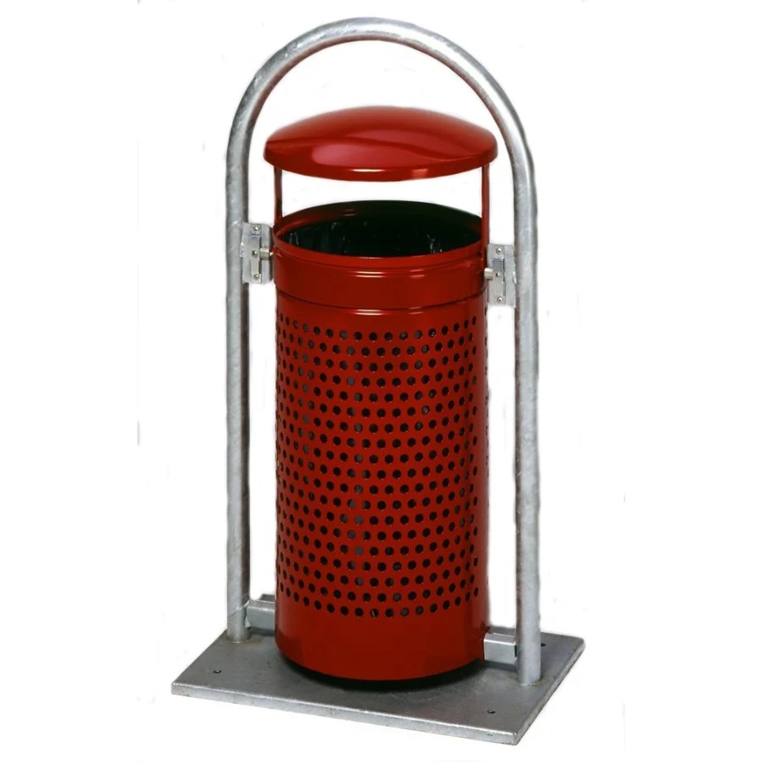 PROREGAL Abfallsammler Mit Rohrbogenständer Aschereinsatz 60 70 Liter HxBxT günstig online kaufen