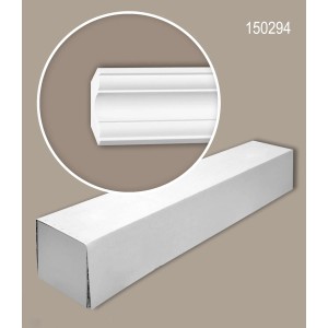 PROFHOME Eckleisten Set, 18 Zierleisten, 36 m, Weiß. Zubehör für Paneele.