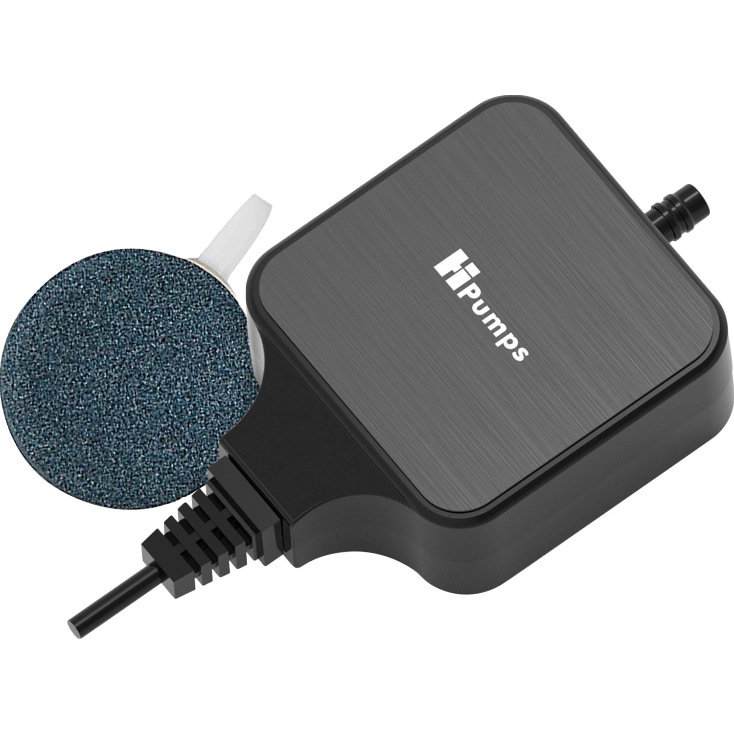 HiPumps Aquarien Luftpumpe Schwarz
