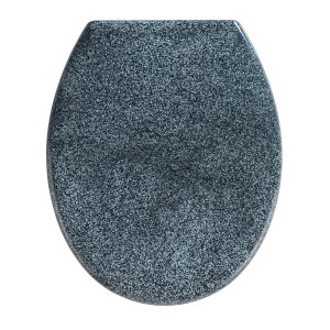 Wenko WC-Sitz Ottana Premium, Granit, mit Absenkautomatik.