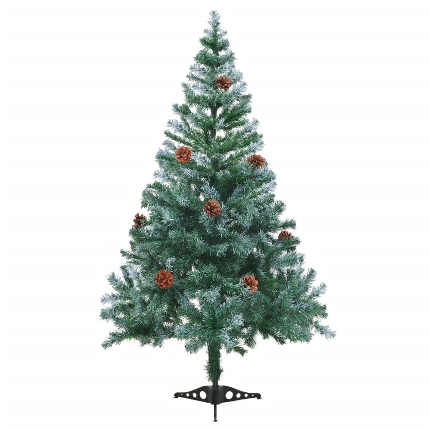 vidaXL Künstlicher Weihnachtsbaum mit Tannenzapfen  150 cm