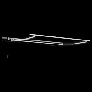 vidaXL Ausziehbare Markise Sand 400 x 300 cm Stoff und Aluminium 3426028