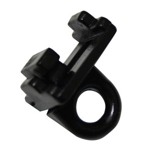 Schwarzer Schöner Wohnen Zwischenfeststeller Emilia für Gardinenschienen.