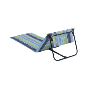 Lex Strandliege Strandmatte Sonnenmatte Badematte Liege Faltbar mit Tasche Gestreift