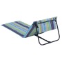 Lex Strandliege Strandmatte Sonnenmatte Badematte Liege Faltbar mit Tasche Gestreift_2