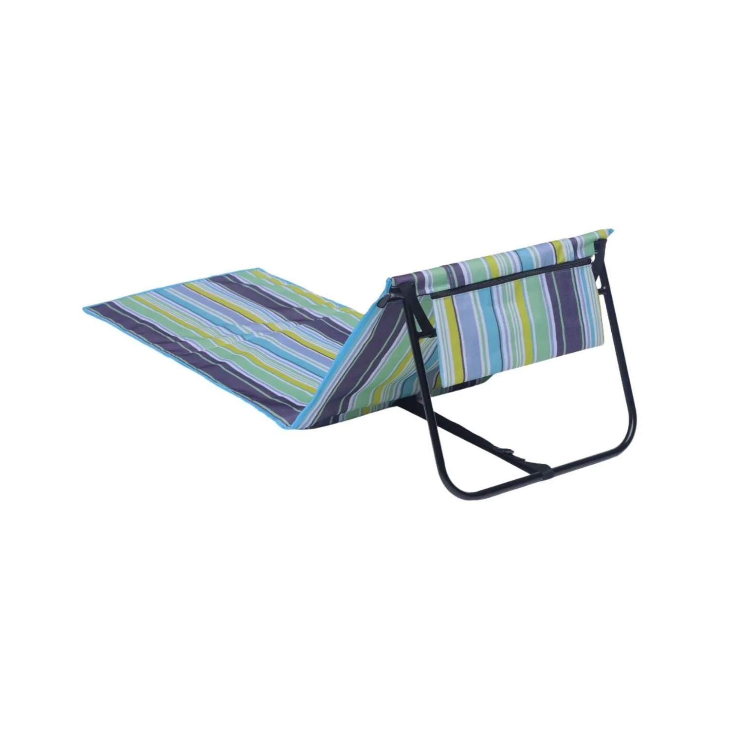 Lex Strandliege Strandmatte Sonnenmatte Badematte Liege Faltbar mit Tasche Gestreift_2