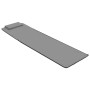furnicato Klappbare Strandmatte 2 Stk. Stahl und Stoff Grau_7