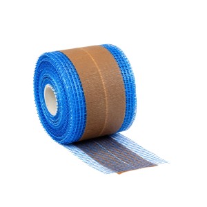 Dalsys Balkenfix Putzträger: Rolle mit blauem Glasfasergewebe und 10x10mm Maschenweite.