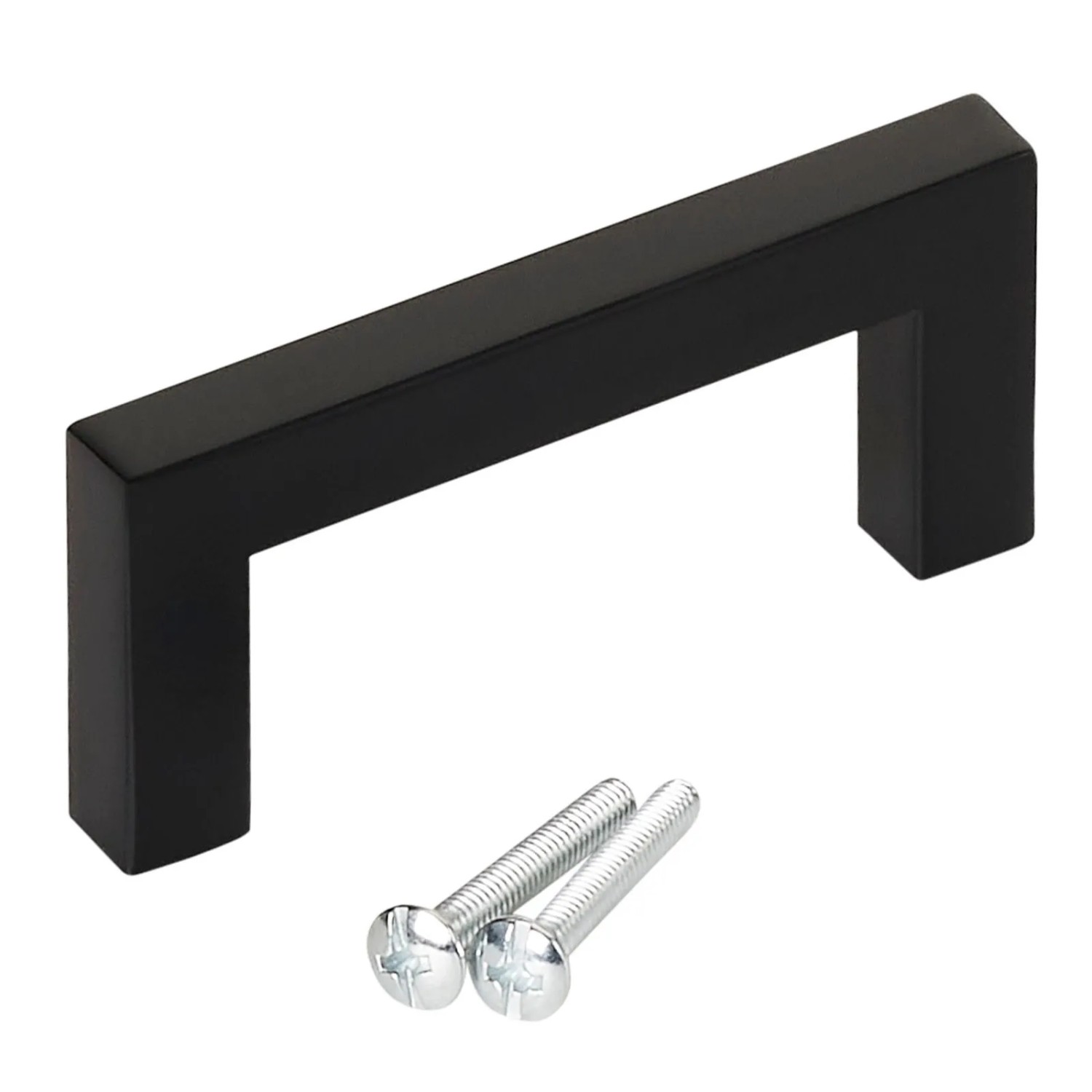 SOTECH Stangengriff E8 BA 64 mm Echt Edelstahl SS201 Schwarz