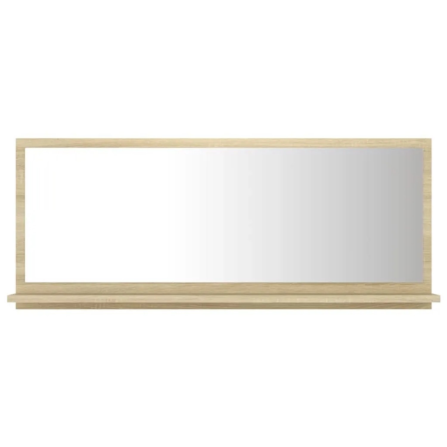 vidaXL Badspiegel Sonoma-Eiche 90x10,5x37 cm Holzwerkstoff 804583