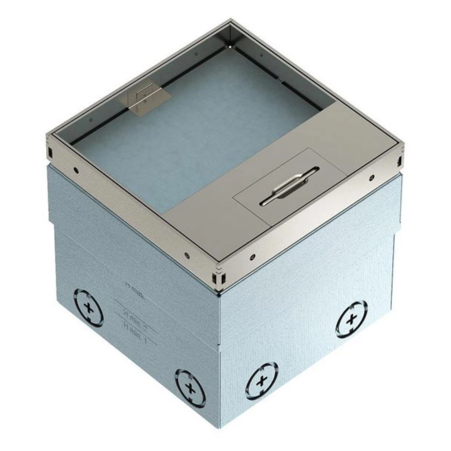 OBO Bettermann Bodensteckdose UDHOME2 2-Fach Schutzkontaktsteckdose