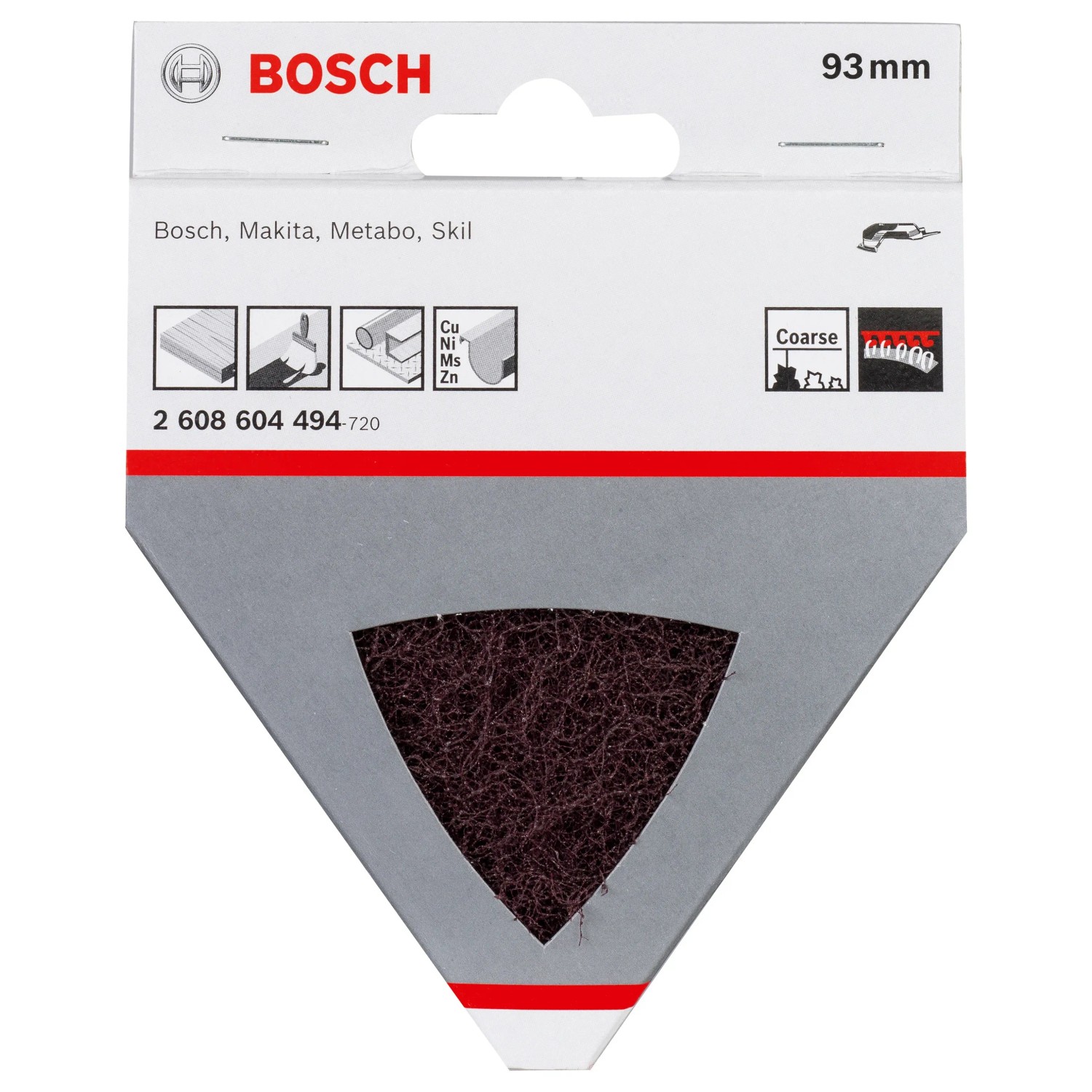 Bosch Pro Schleifvlies 93 mm Koround K100