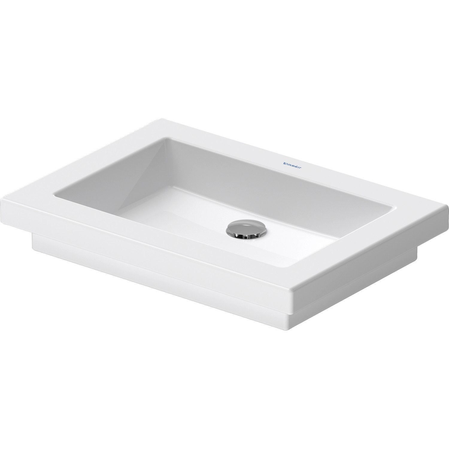 Duravit Aufsatzwaschbecken 2nd floor 58 cm Weiß Geschliffen