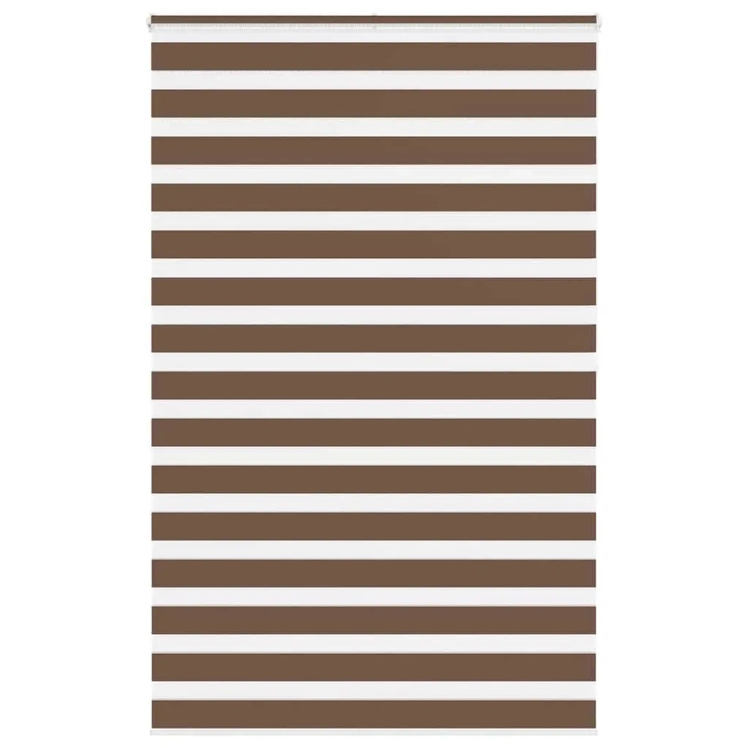 vidaXL Doppelrollo Braun 140x200 cm Stoffbreite 135,9 cm Polyester 4014373 günstig online kaufen