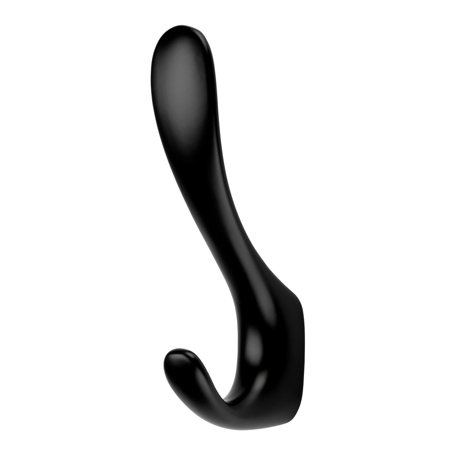 SOTECH Garderobenhaken NANO Höhe 120 mm x Breite 22 mm Schwarz Matt Aus Zinkdruckguss