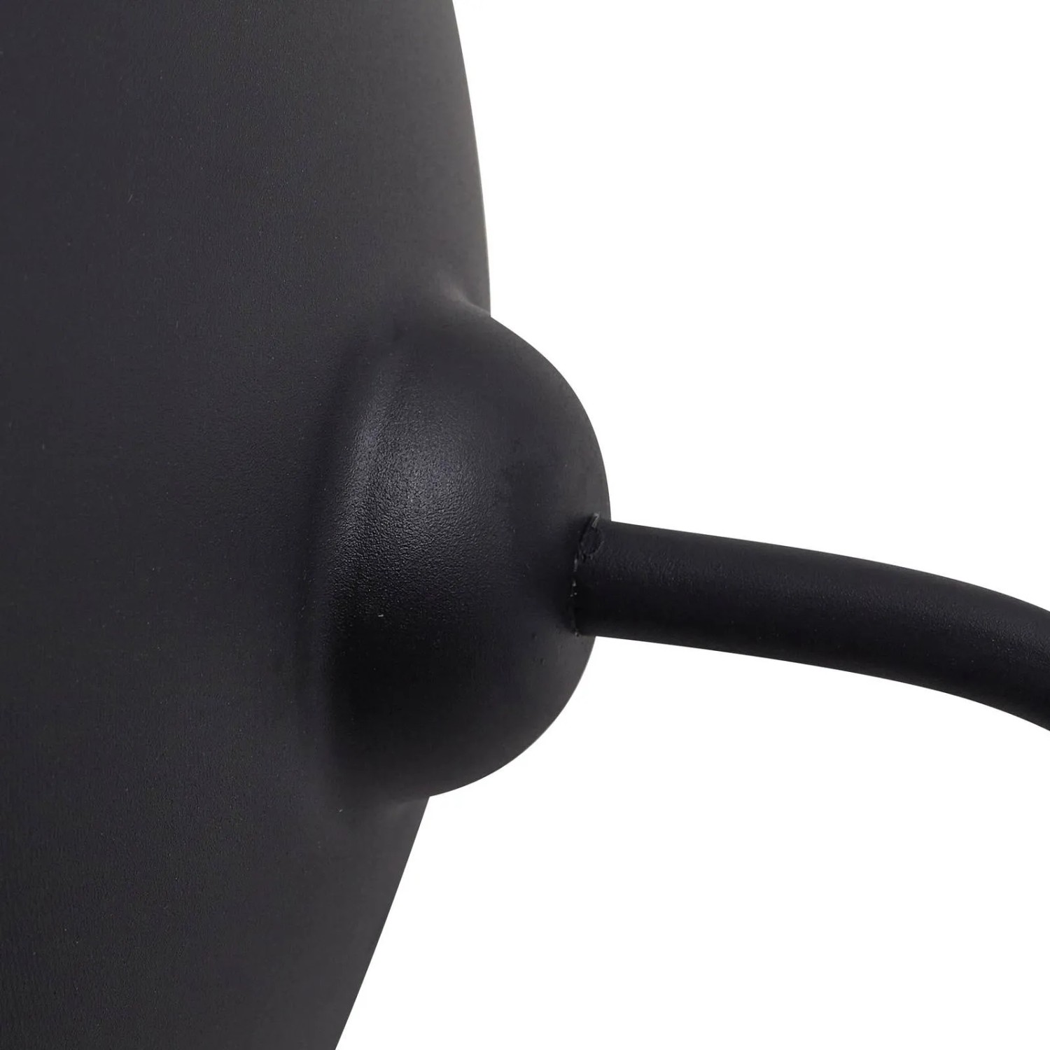 Detailaufnahme der schwarzen Lindby LED Solarleuchte Virane aus Aluminium.