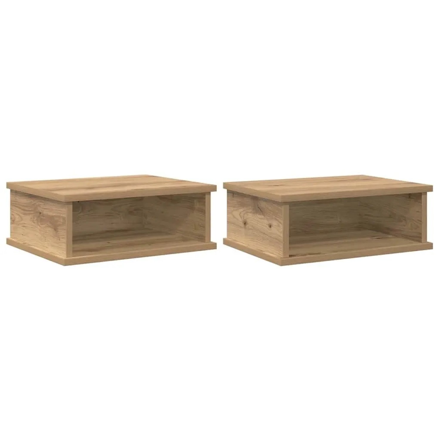 vidaXL Nachttisch 2 Stk Artisan-Eiche 40 x 31 x 15 cm Holzwerkstoff 891119 günstig online kaufen