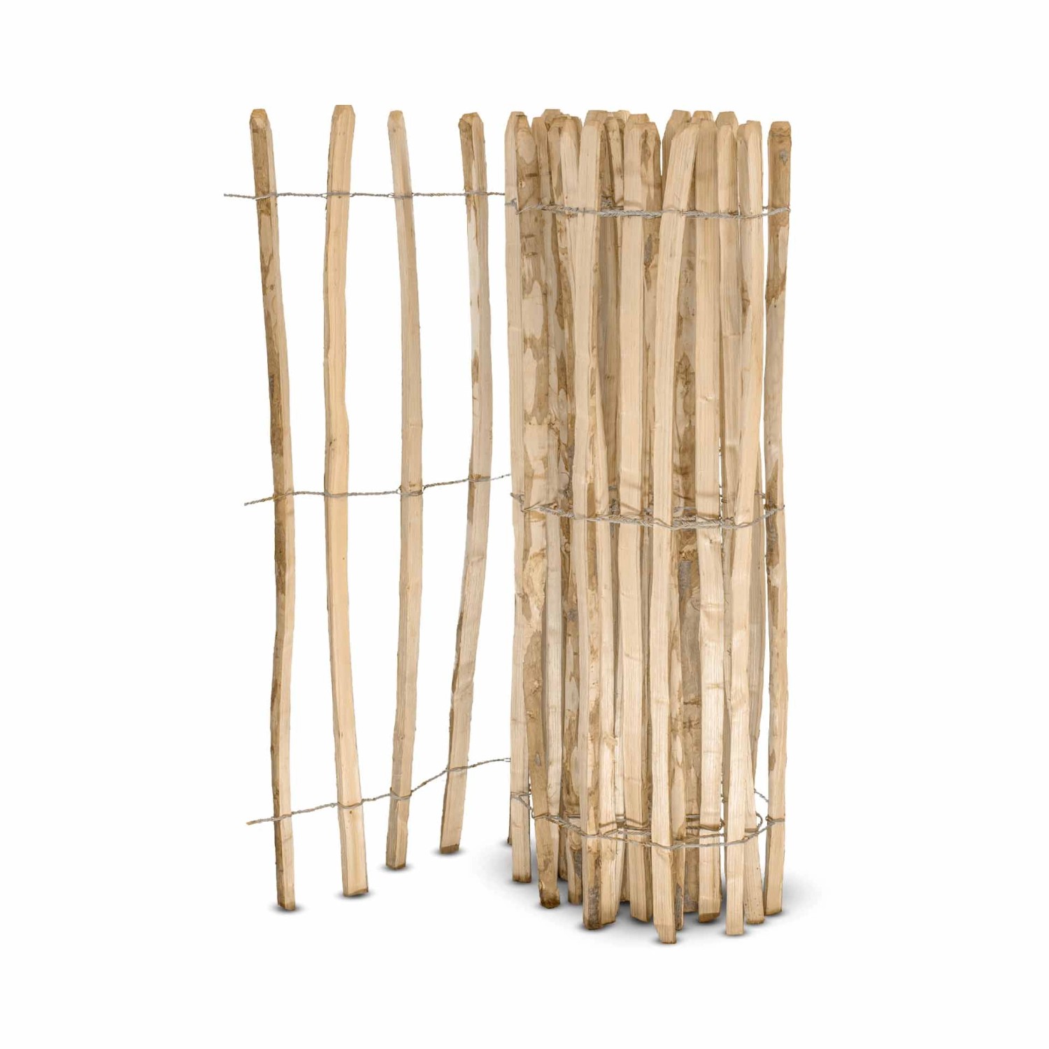 Stiltreu Englischer Staketenzaun Kastanie 500 cm x 122 cm Lattenabstand 8-1 günstig online kaufen