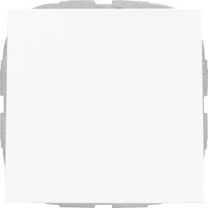 Weißer Annica Kreuzschalter für Unterputzmontage.