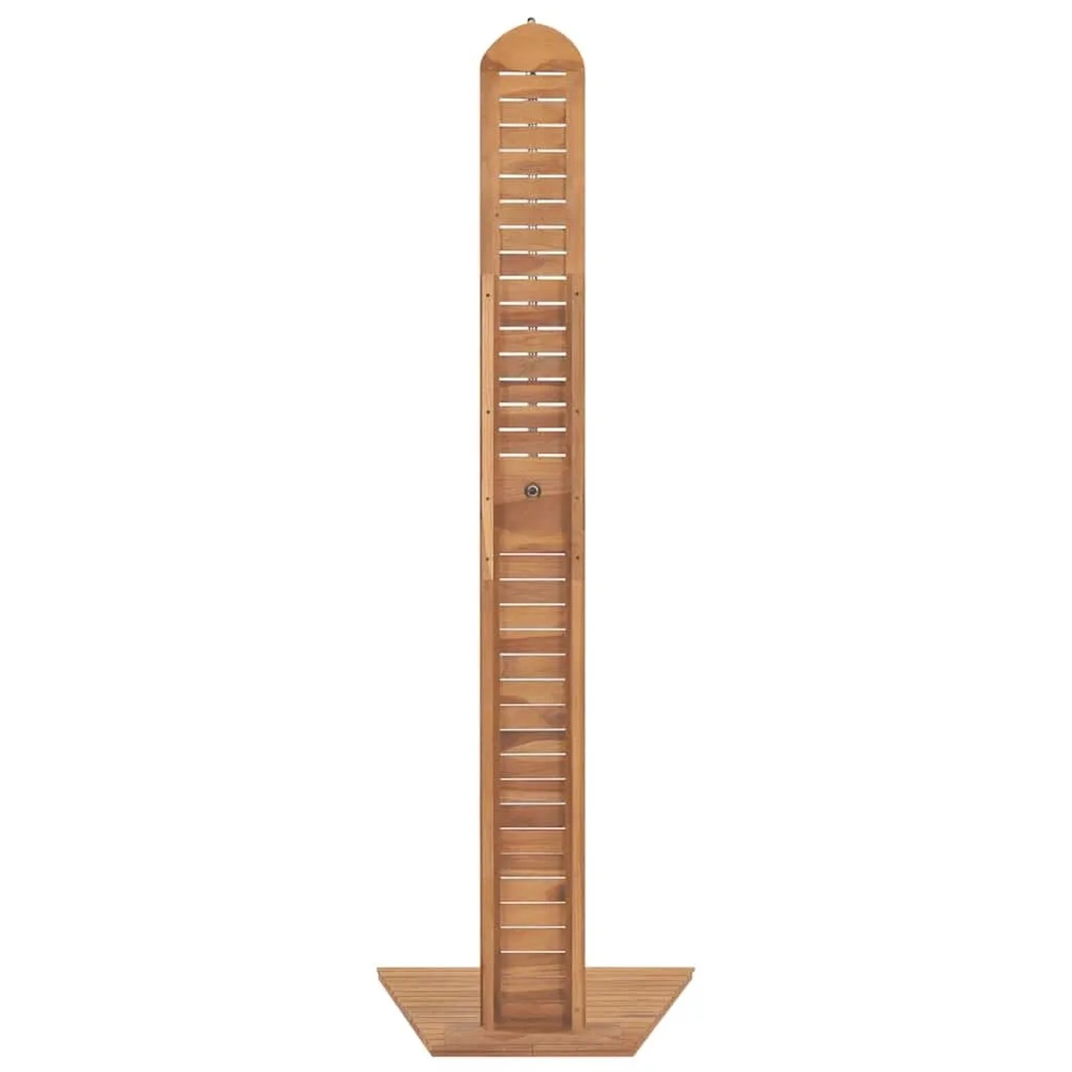 vidaXL Gartendusche Massivholz Teak 70x75x204 cm 44667_5