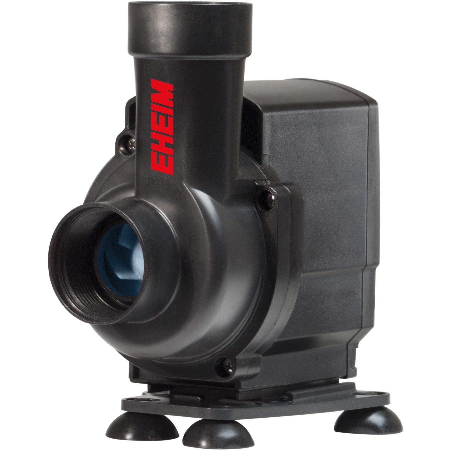 Eheim Aquarium-Pumpe CompactON 12.000, schwarze Aquarienpumpe mit Zubehör.