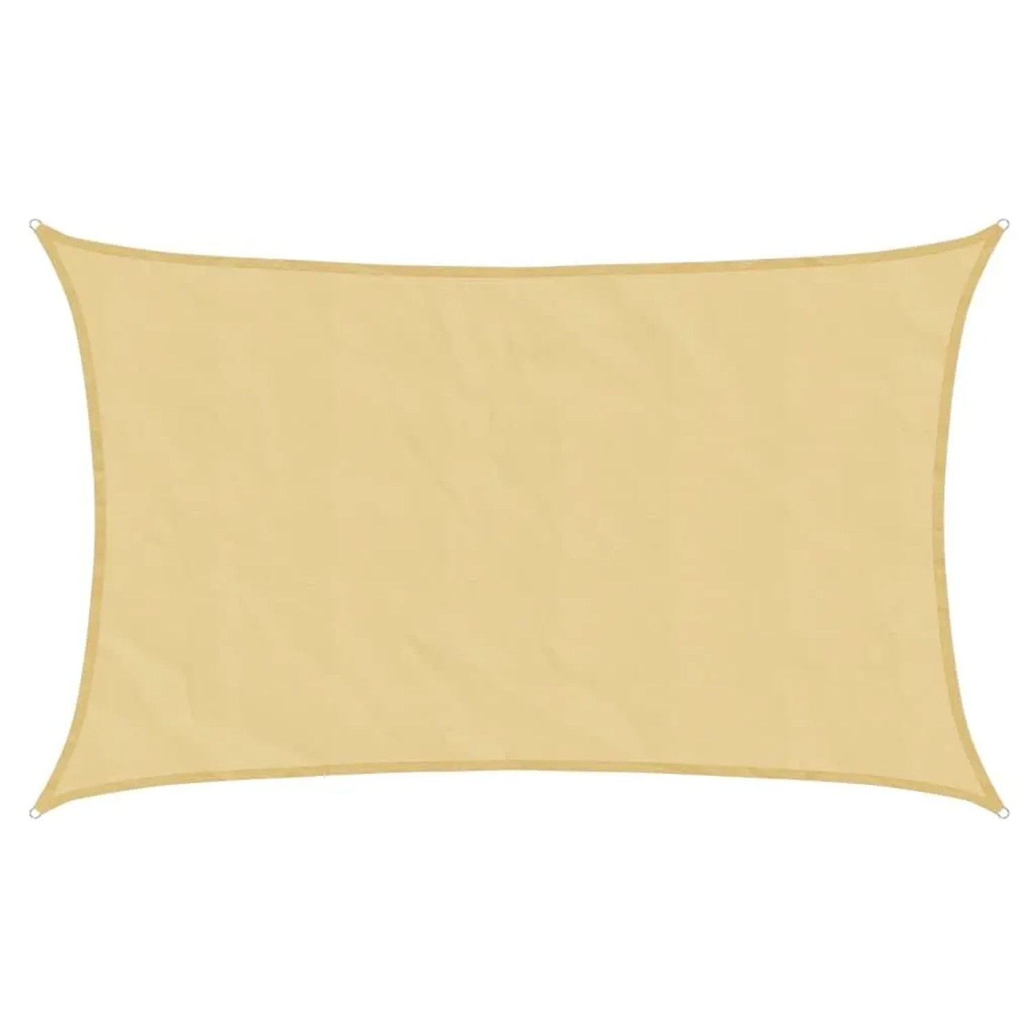 Furnicato Sonnensegel Sandfarbe 8x5 M 100% Polyester Oxford
