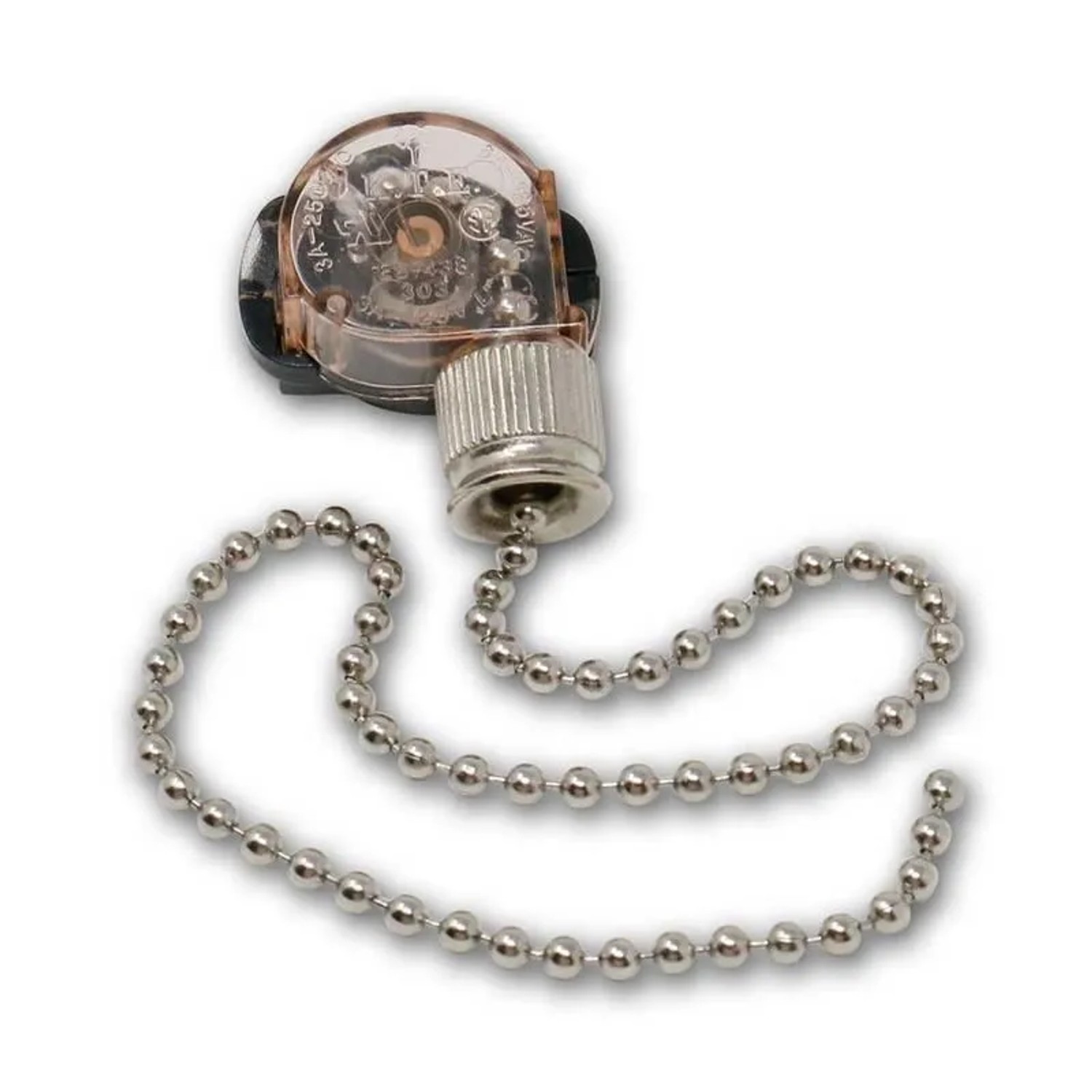 world-trading-net Zugschalter Ein Aus Zugschnur Silbern 3A 230V