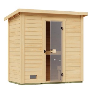 Weka Saunahaus Kaapi 1 Kompakt-Ofen Natur
