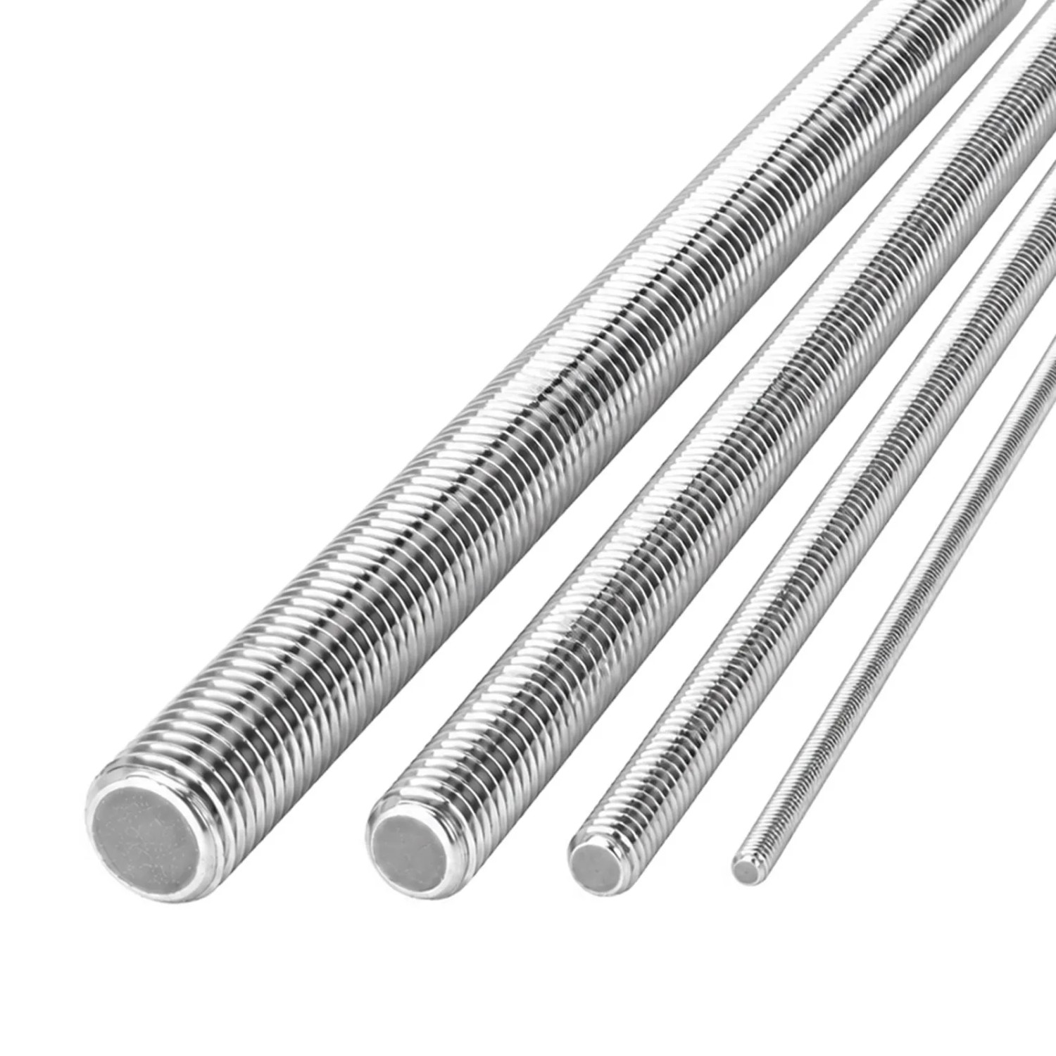 SOTECH 10 Stück Gewindestangen M12 x 500 mm Edelstahl A2-70 Vollgewinde
