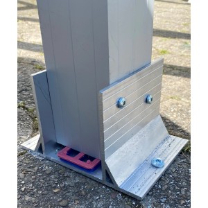 GS Terrassen Gitterklotz Set (105-teilig) zur Unterkonstruktion von Terrassendielen.