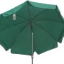 Grüner Siena Garden Marktschirm, Ø 200 cm, mit Push-Up Mechanik. Sonnenschirm für Garten und Balkon.
