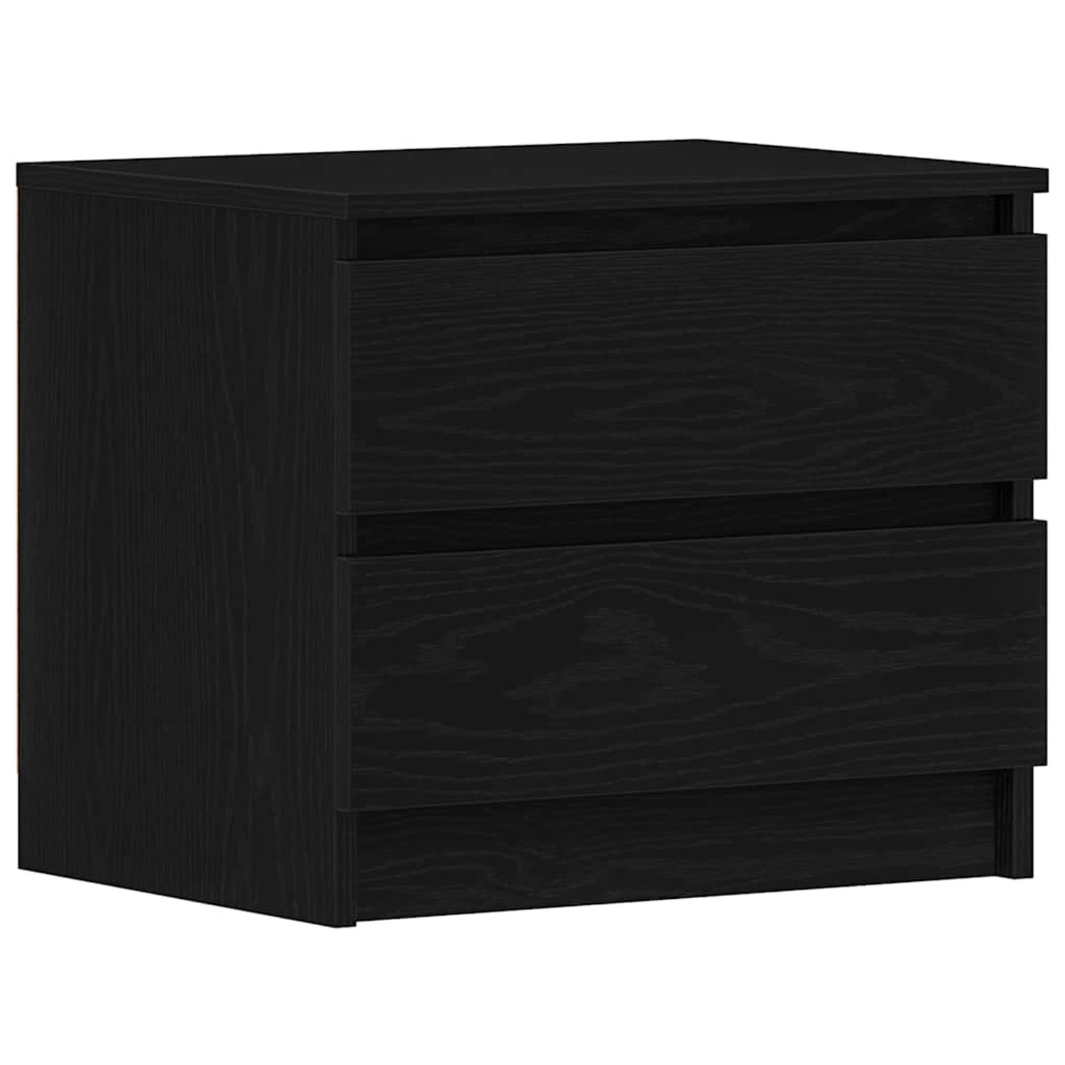 vidaXL Nachttisch Schwarz Eichen-Optik 50 x 40 x 43,5 cm Holzwerkstoff 8626 günstig online kaufen