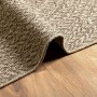 Beiger vidaXL Outdoor-Teppich ZIZUR, 120x170 cm, Jute-Optik für Innen- und Außenbereiche.