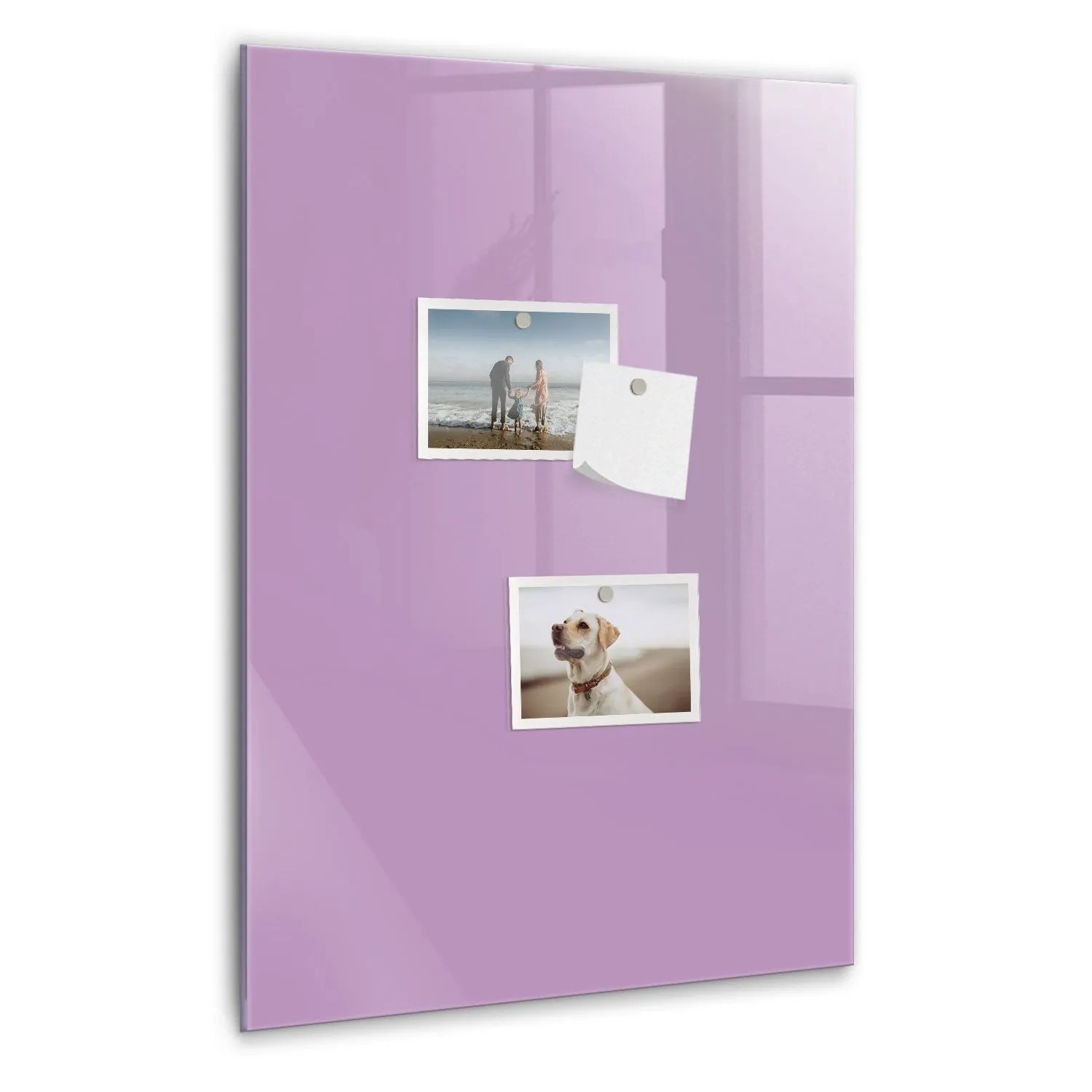 Tulup Glasmagnettafel Beschreibbar Fliederfarben 40x60 cm Magnettafel Wand günstig online kaufen