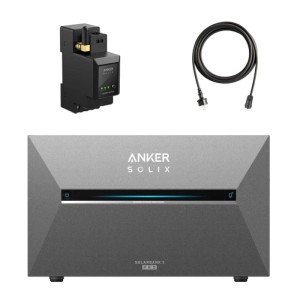 Anker SOLIX Solarbank 3 Pro Set mit Smart Meter, 2688Wh, 3600W, 4 MPPT für Balkonkraftwerke.