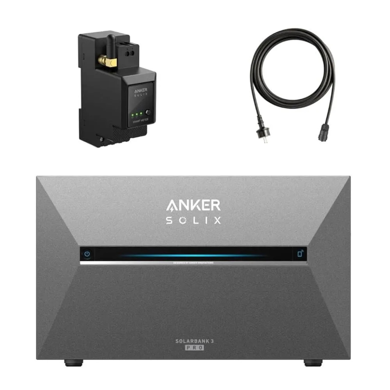Anker SOLIX Solarbank 3 E2700 Pro Set inkl. Smart Meter 2688Wh 3600W 4 MPPT Dynamischer Tarif