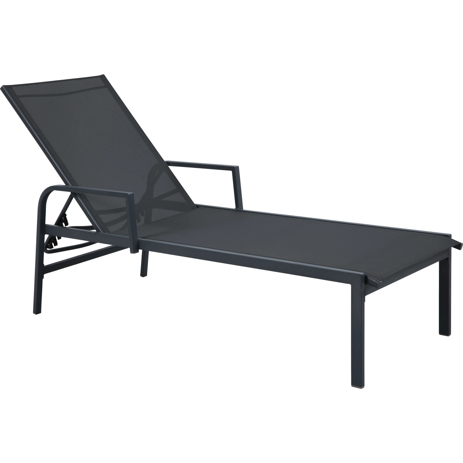 Sonnenliege Fernbrook Stahl Textitlen Anthrazit