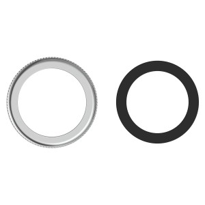 Kirchhoff Rändelmutter (41,9 mm) mit Dichtung, verchromt für Excentersiphon.
