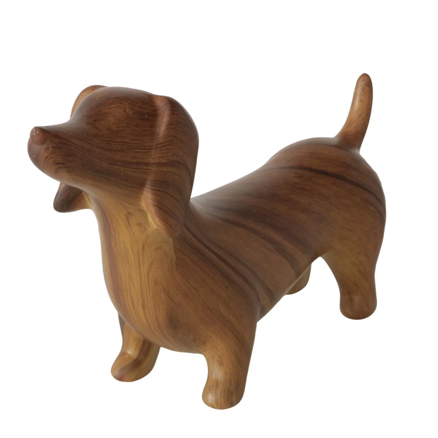 Boltze Home Deko-Figur Wilhelmy Hund 10 cm x 5 cm x 16 cm Braun