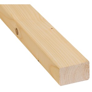 Gehobeltes Rahmenholz Fichte/Tanne, 24x94x2000mm, für den Innenausbau.