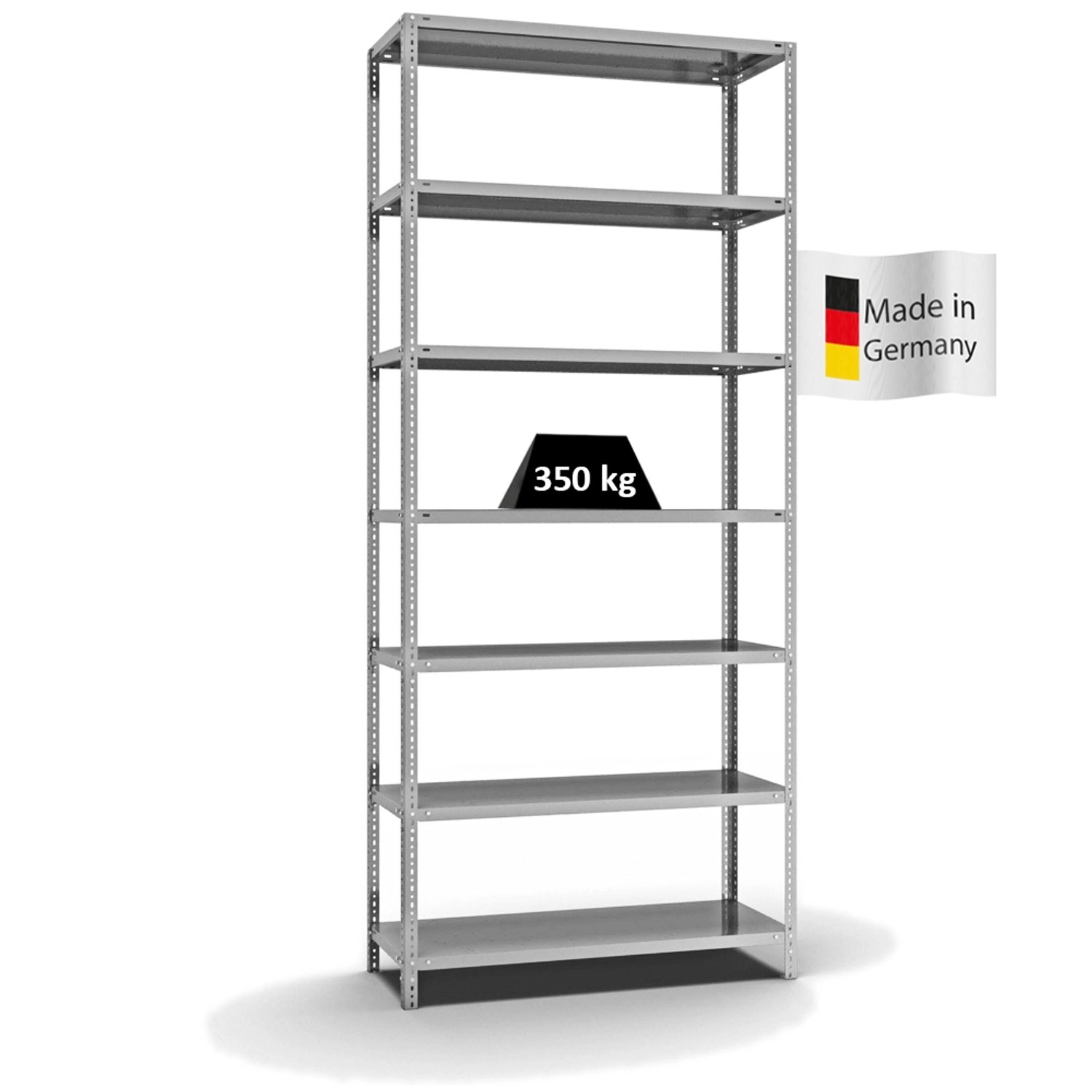 PROREGAL Fachbodenregal Schraubsystem Heavy-Duty Grundregal HxBxT 300 x 130 günstig online kaufen