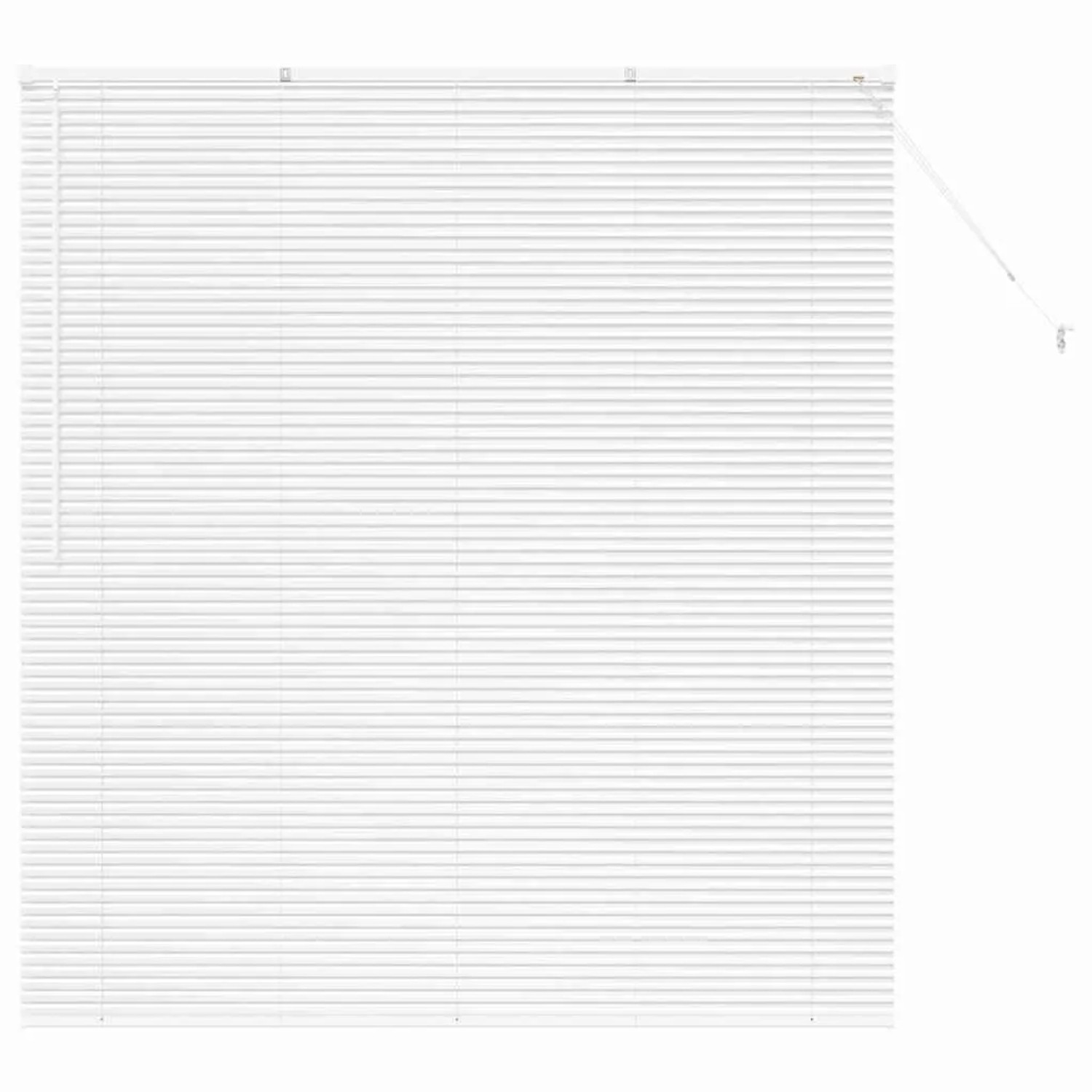 vidaXL Balkenjalousien mit Vorhängen Weiß 175 x 160 cm Aluminium 42006009 günstig online kaufen