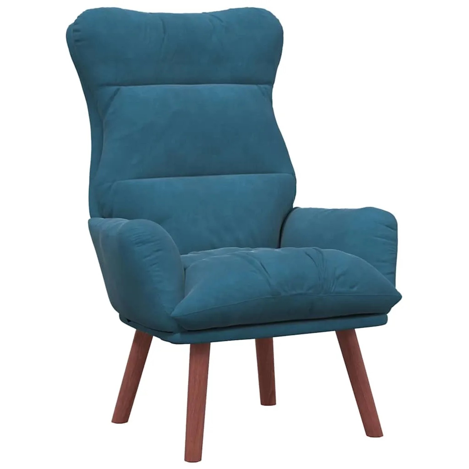 vidaXL Relaxsessel Blau 69 x 74 x 93 cm Samt 42001833