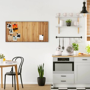 Banjado Magnettafel 78x37cm mit Bambus Motiv in Küche, Wanddeko.